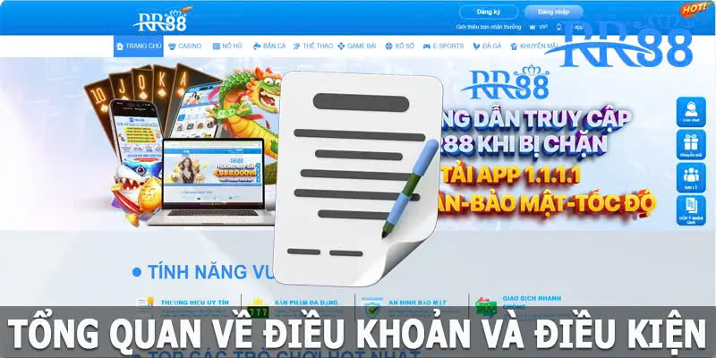 Những quy định điều khoản dịch vụ về việc đăng ký tài khoản